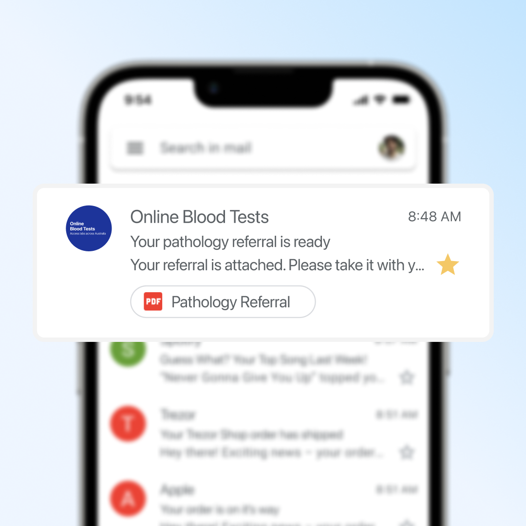 Step 2 - Receive your pathology referral online