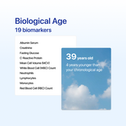 Biological age blood test Australia - order private longevity panel online