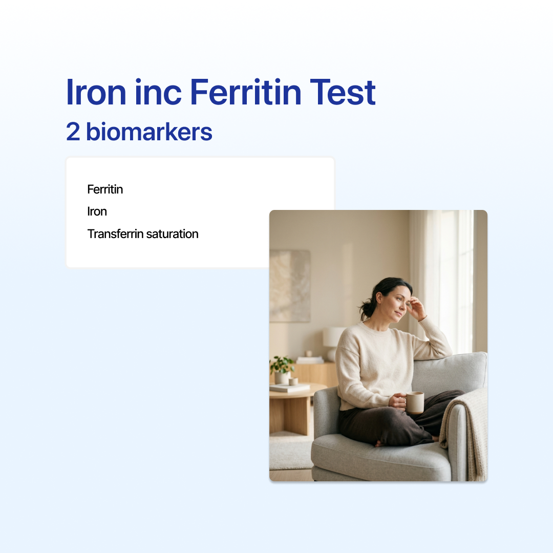 Iron and ferritin blood test Australia - private iron deficiency test online