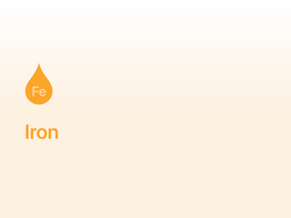 Blood test menu navigation image - minerals